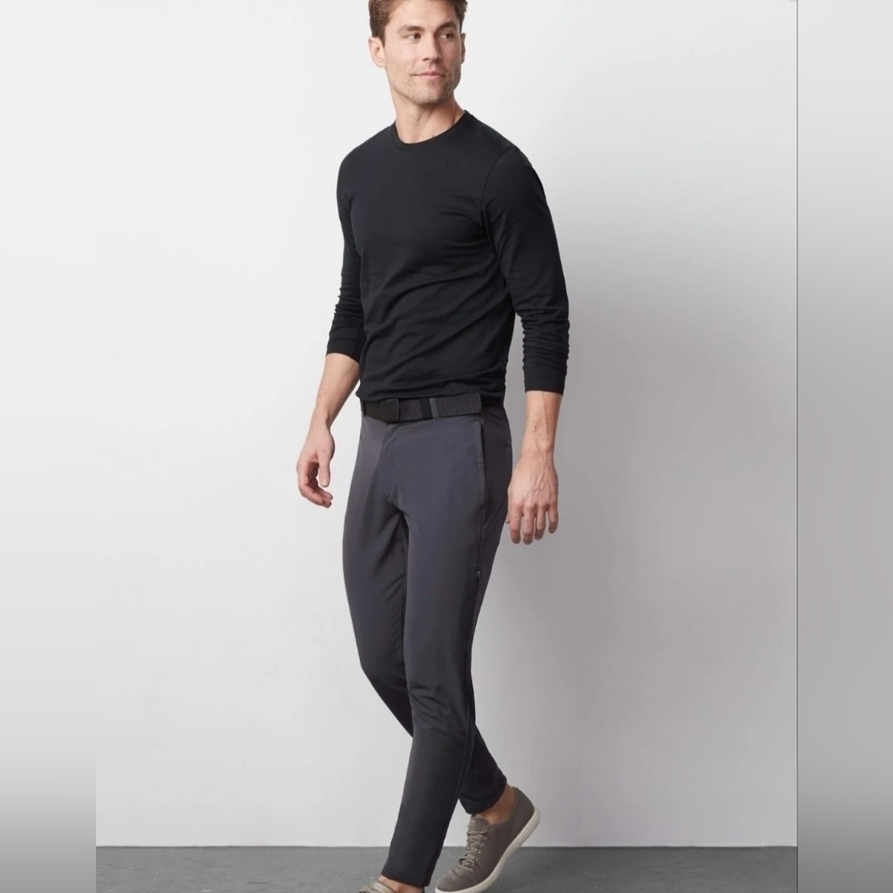 MACK WELDON Black Radius Flex Jogger Tech Pants